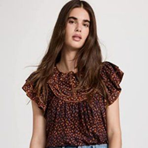 Ulla Johnson Citra Top in Agate